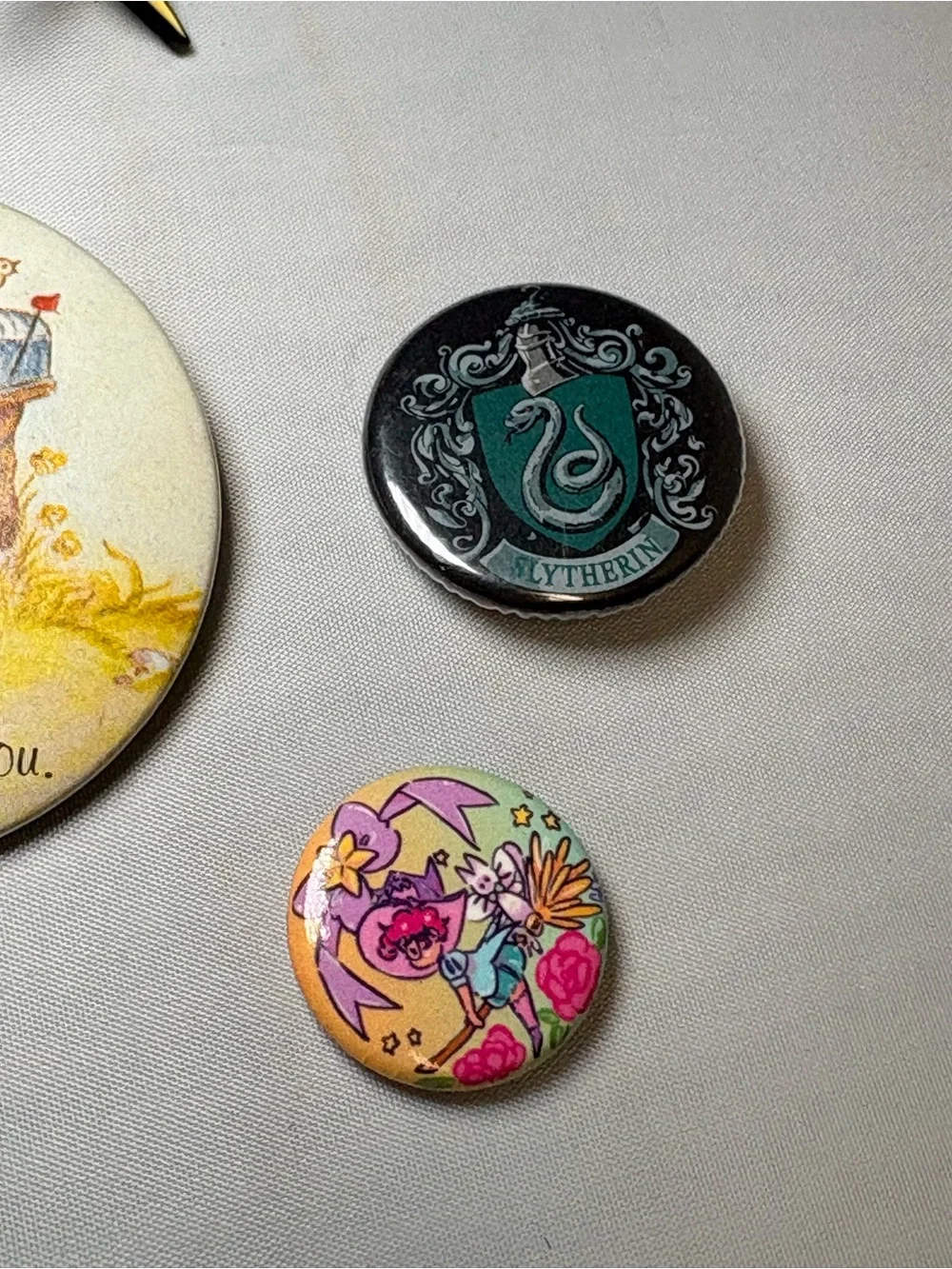 Lot of VTG and Modern Lapel Decorative Funny Retro Cat Harry Potter Pins Buttons